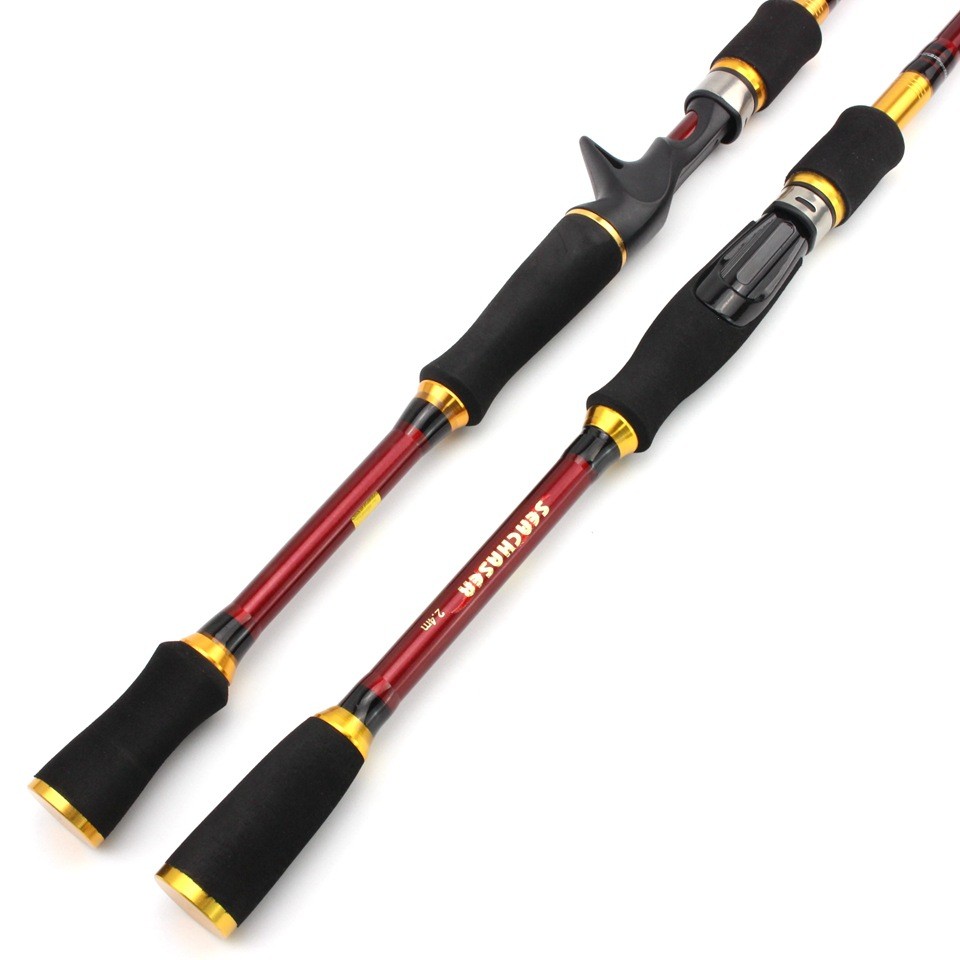 Telescopic Carbon Fiber Rod 1.8m-2.4m Lengths Portable Hard Fishing Short Pole