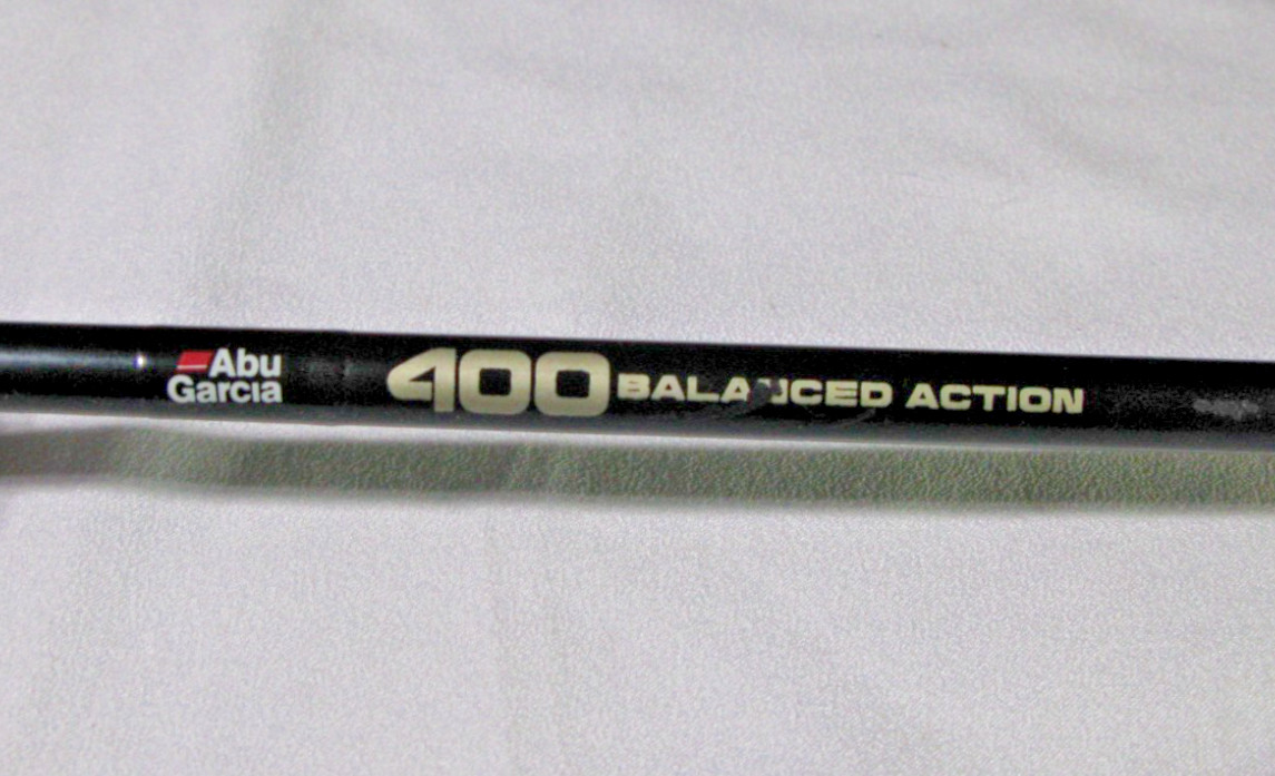 Abu Garcia 400 Balanced Action Spinning Rod BS66ML, 6’6″, 2Pc, MLt, 6-17lb-VGUC*