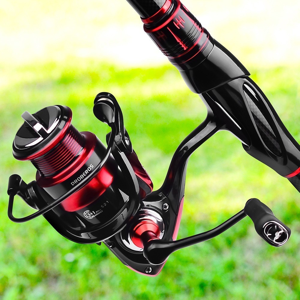 Professional Long-distance Casting Fishing Reel & Rod Combo Fiberglass Sea Rod