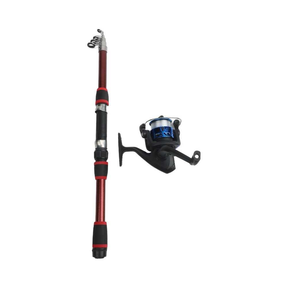 Complete Fishing Rod For Combo Telescopic Carbon Fiber 18 Meter Reel Gear Set