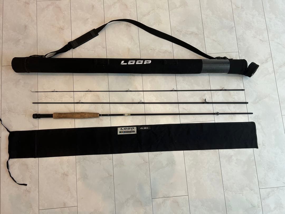 LOOP black line 9ft 3Pcs #5 fly rod Japan Limited Japanese From Japan JP