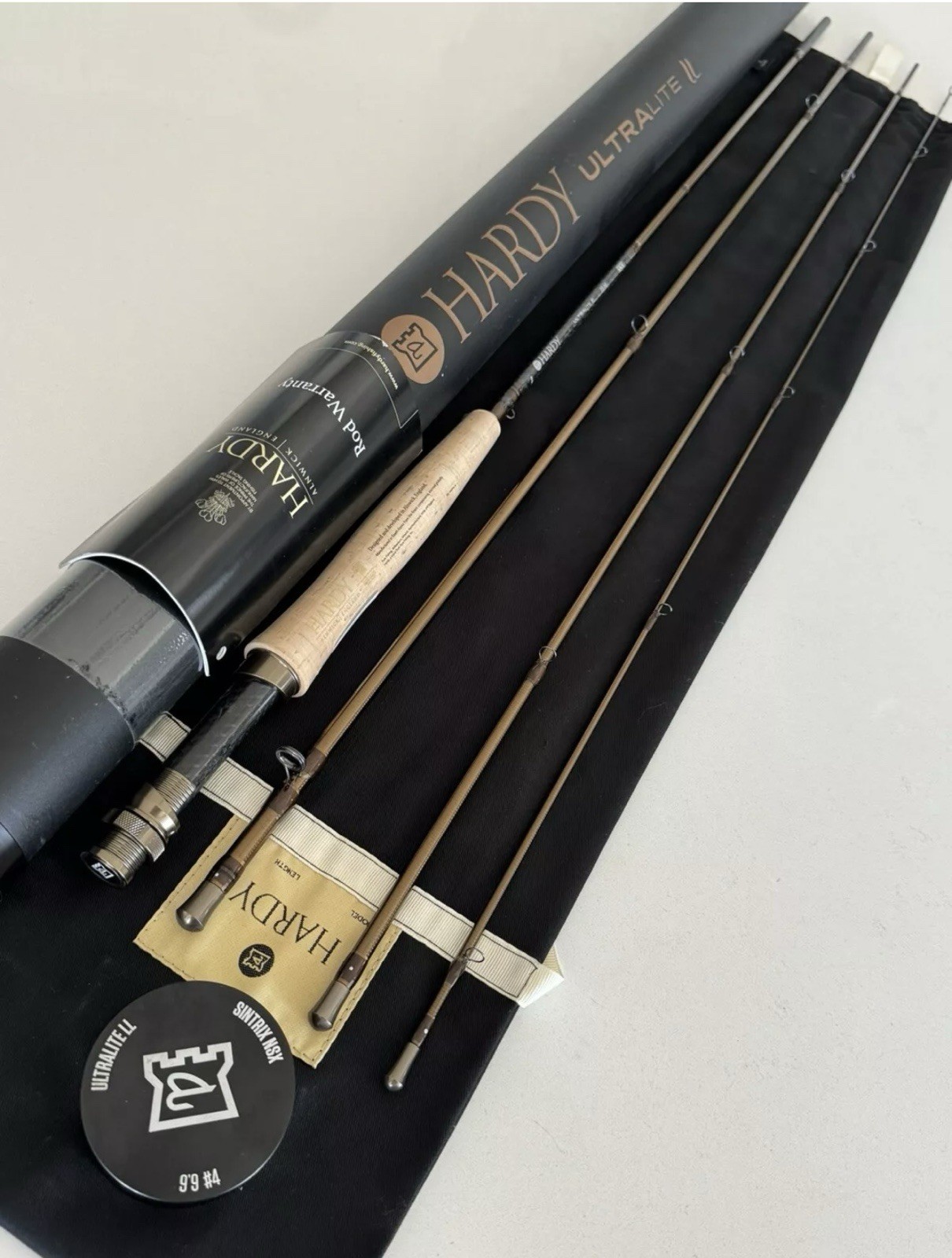 **BEAUTIFUL**🔥 HARDY 3wt. 9’2”in~4pc Ultralite LL Sintrix NSX Fly Rod!! 🔥~NEW~