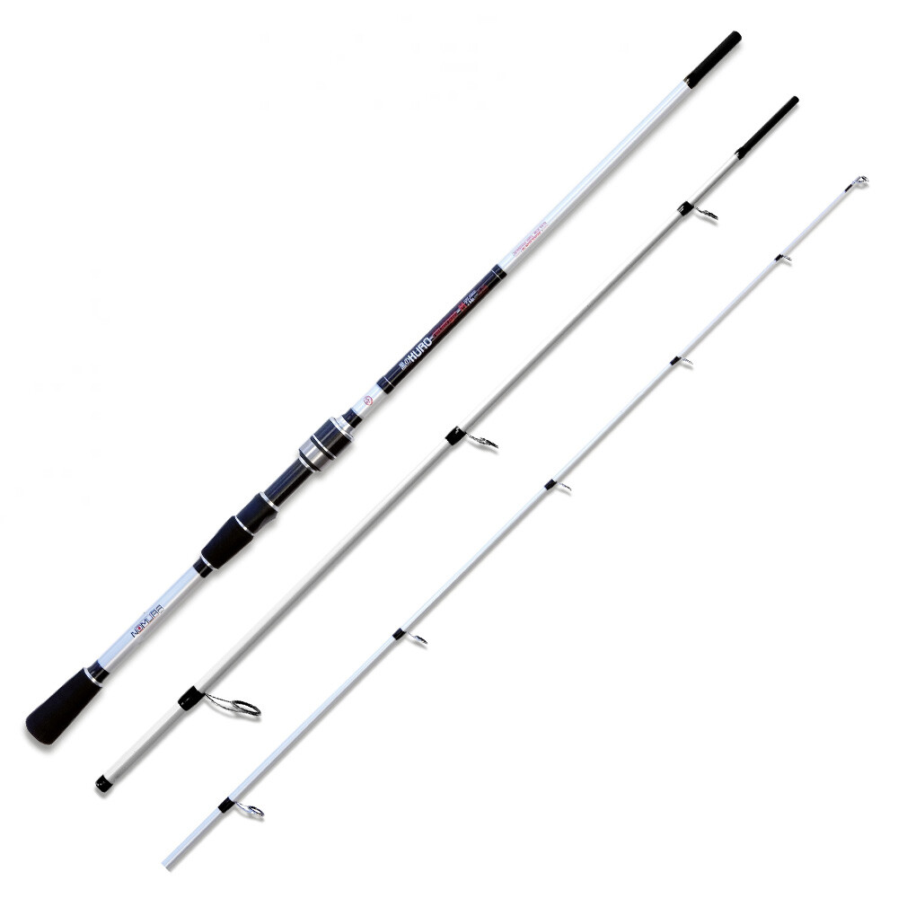 Nomura Kuro Revenge 3 Piece Lure Spin Fishing Rod 2.74m / 9ft 7-28g