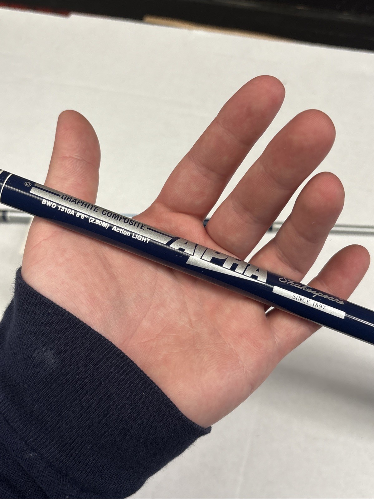 Shakespeare Alpha BWD 1310A 8’6 Fishing Rod NOS 2 Piece