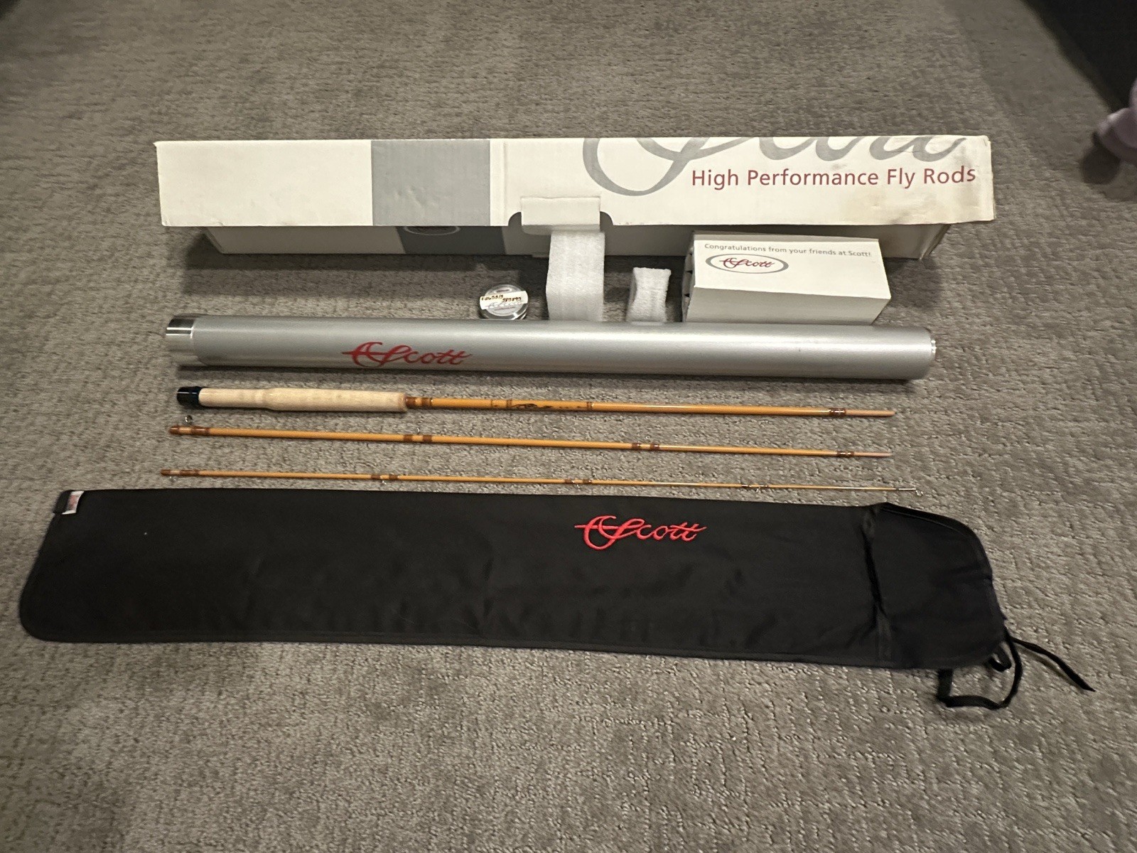 RARE BRAND NEW Scott Fly Rod F2 6 1/2 ft 3wt 3pc