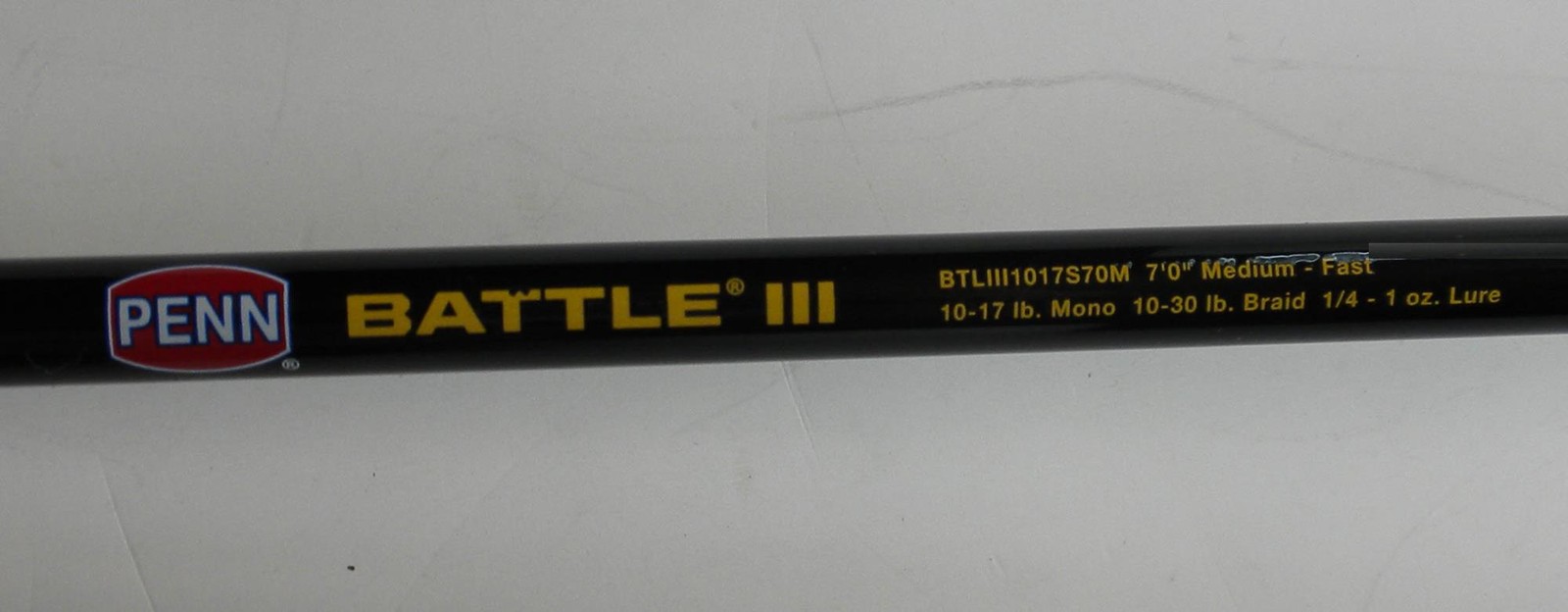 Penn 1017S70M Battle IV Spinning Rod 7 ft 1 pc 10-17lb Line Class