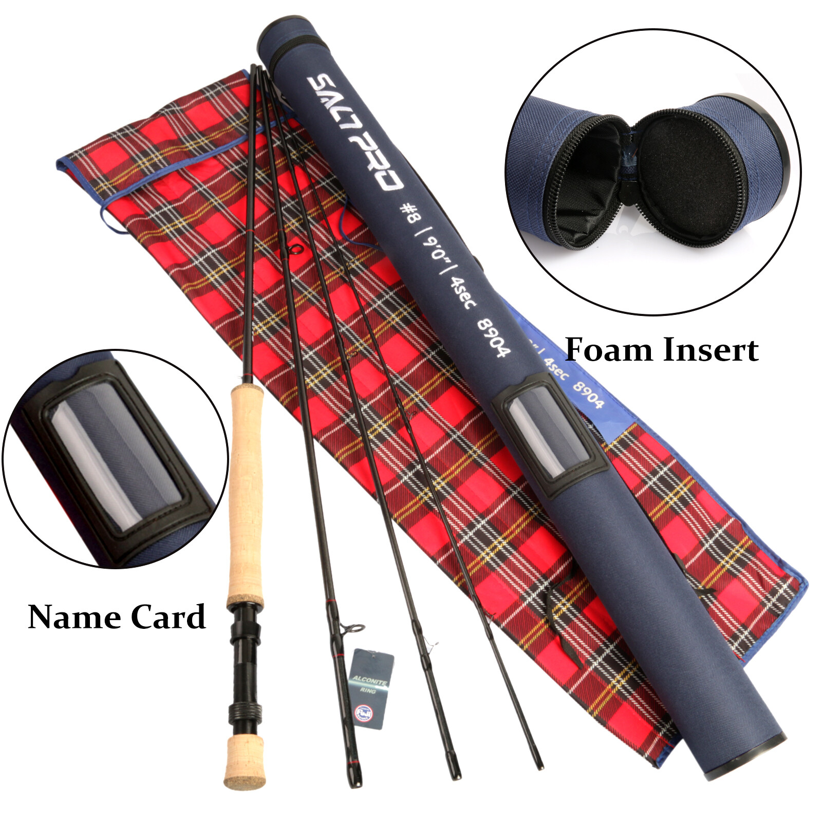 Maxcatch Saltwater Fly Fishing Rod 7/8/9/10/12wt 9ft Graphite IM10 Fast Action