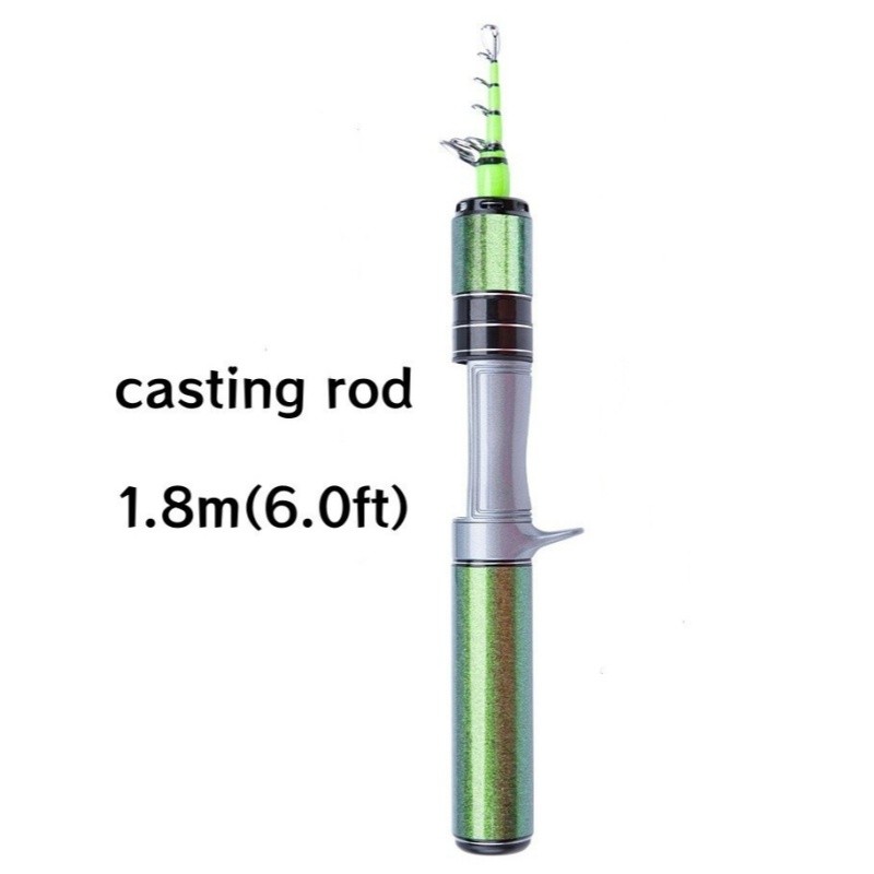 Portable Telescopic Fishing Rod High Carbon Fiber Sensitive Spinning Casting Rod