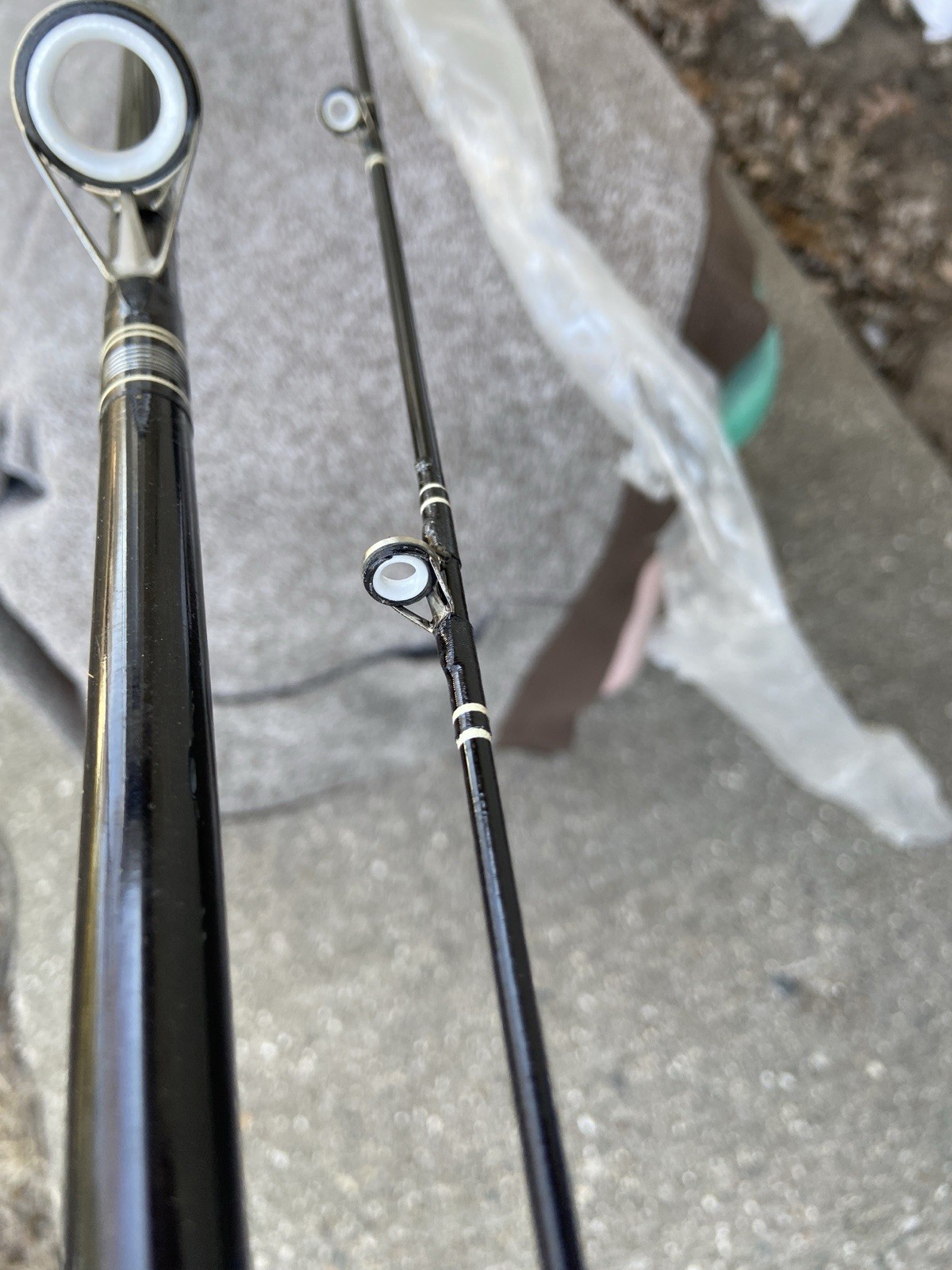 VINTAGE NEVER USED MASTER FISHING TACKLE 6585L 8′ 8″ SURF ROD