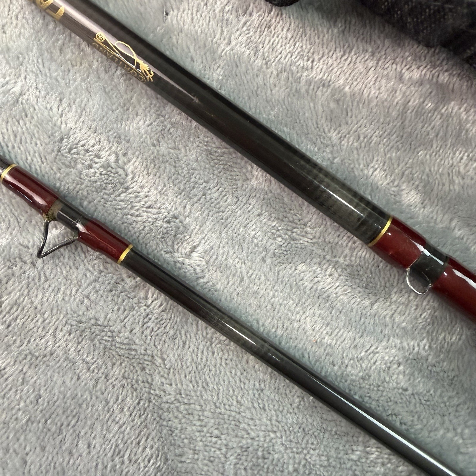 Cortland FairPlay Hi-Tech Graphite Fly Rod 9′ 7-8 wt 2pc w Case & Reel Y145