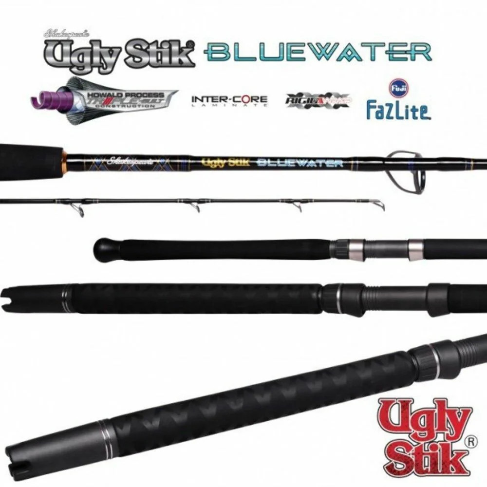 NEW Shakespeare Ugly Stik Bluewater SPIN Rod – 7’0″ 10-20kg 1pc- USP-BWS2202
