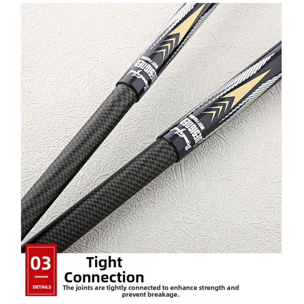 Portable for ultra Light 44cm Short Section Fishing Rod for Lobster Carbon Fiber