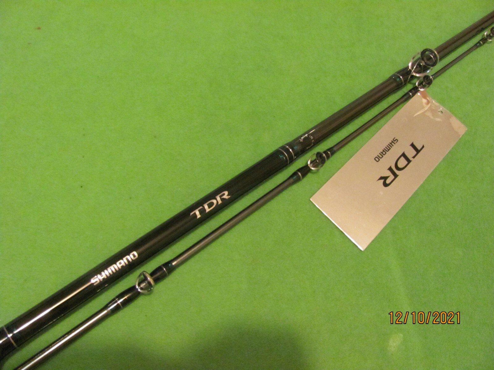 1) SHIMANO TDR 8′ 0″ MEDIUM MODERATE FAST ACTION CONVENTIONAL TROLLING ROD.