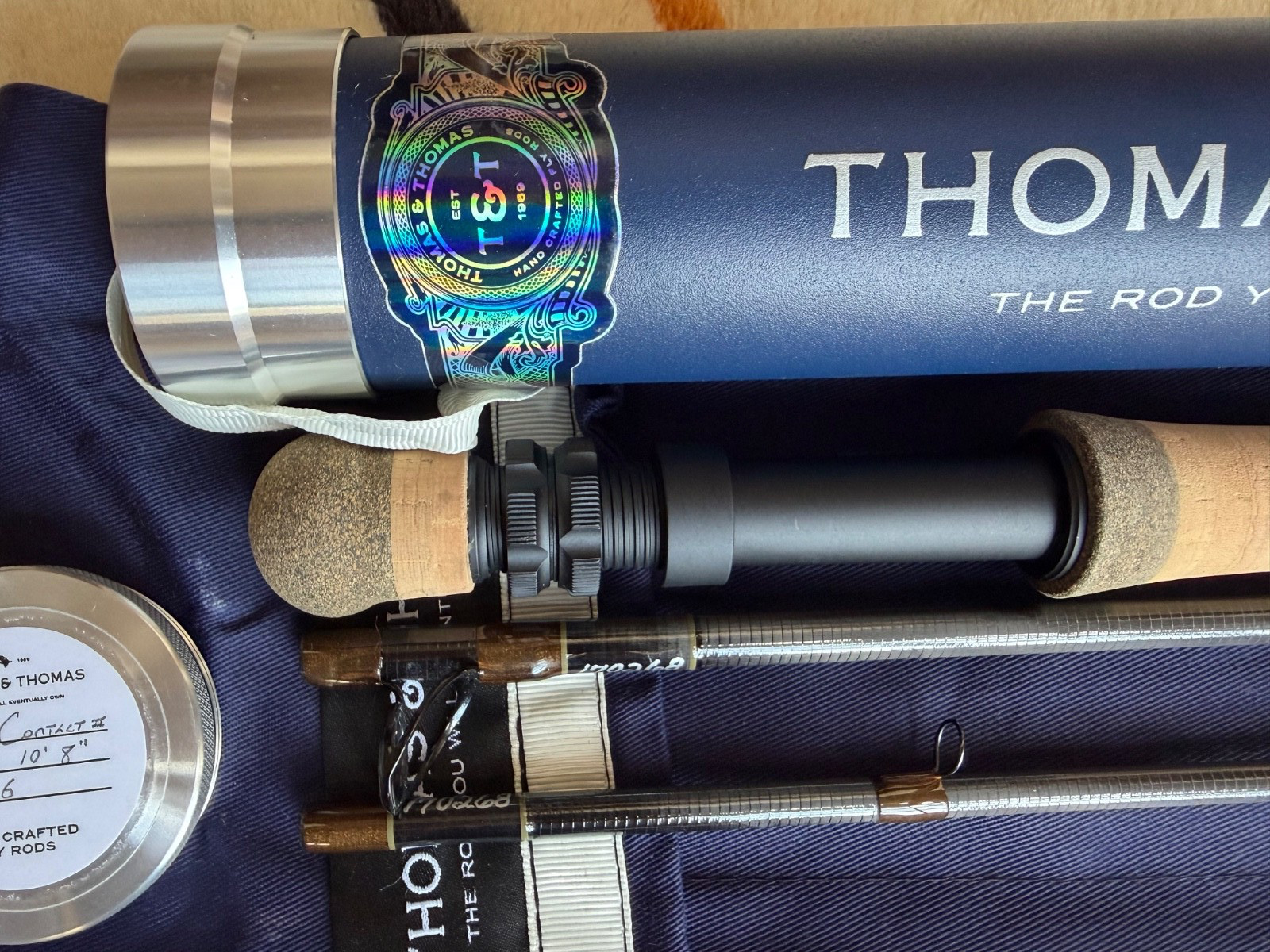 Thomas and Thomas Contact II 1086-4 10 ft 8 in 6wt 4 piece Euro Rod NEW
