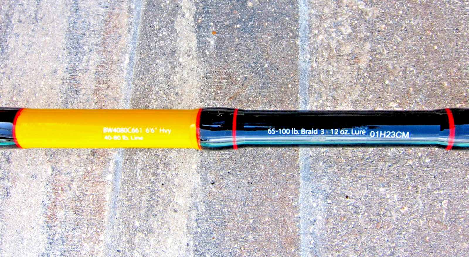 Shakespeare Ugly Stik BW4080C601 Stand-Up Jigging Rod: 6’6″; 40-80lb – NEW!!!