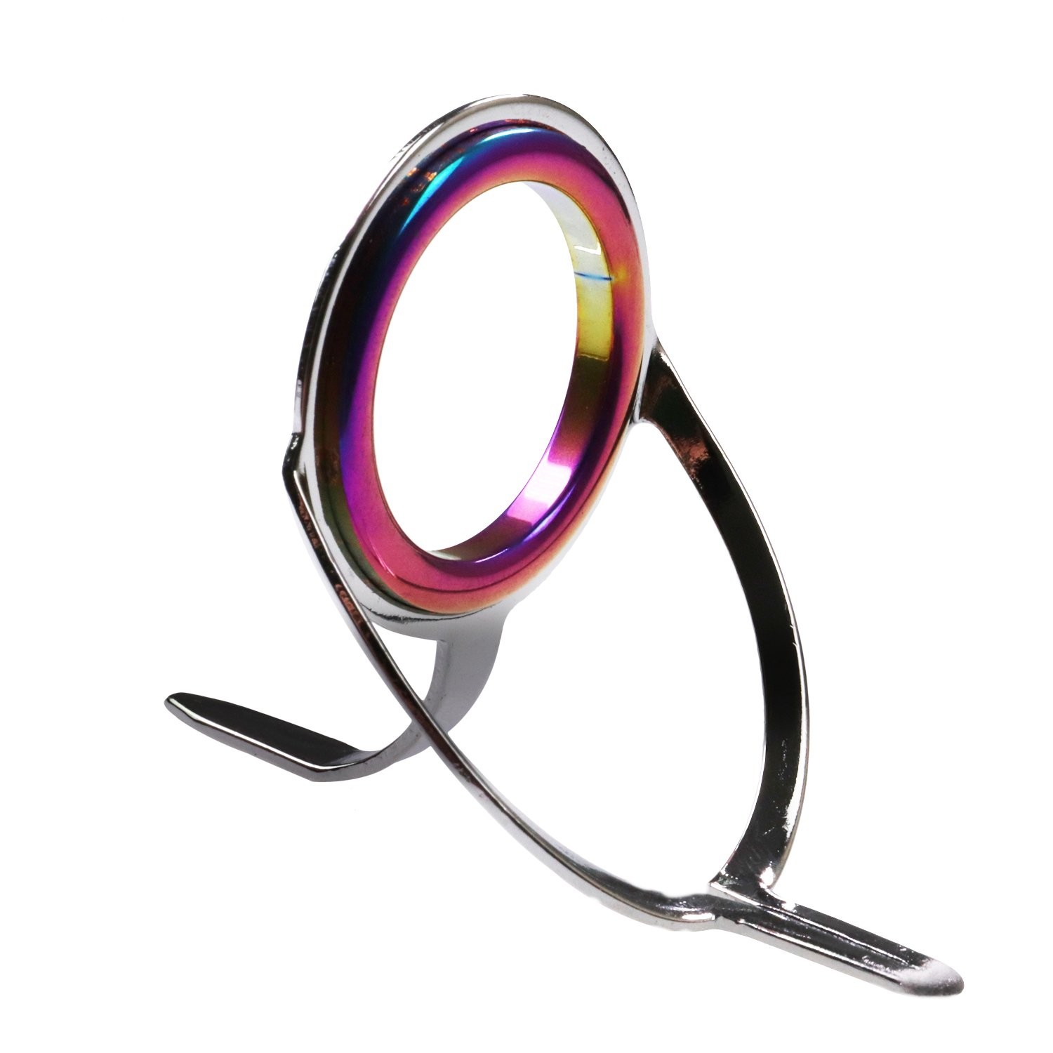 Casting Fishing Rod Guides, Double Leg, Laser Rainbow Colorful Ceramic Ring, …