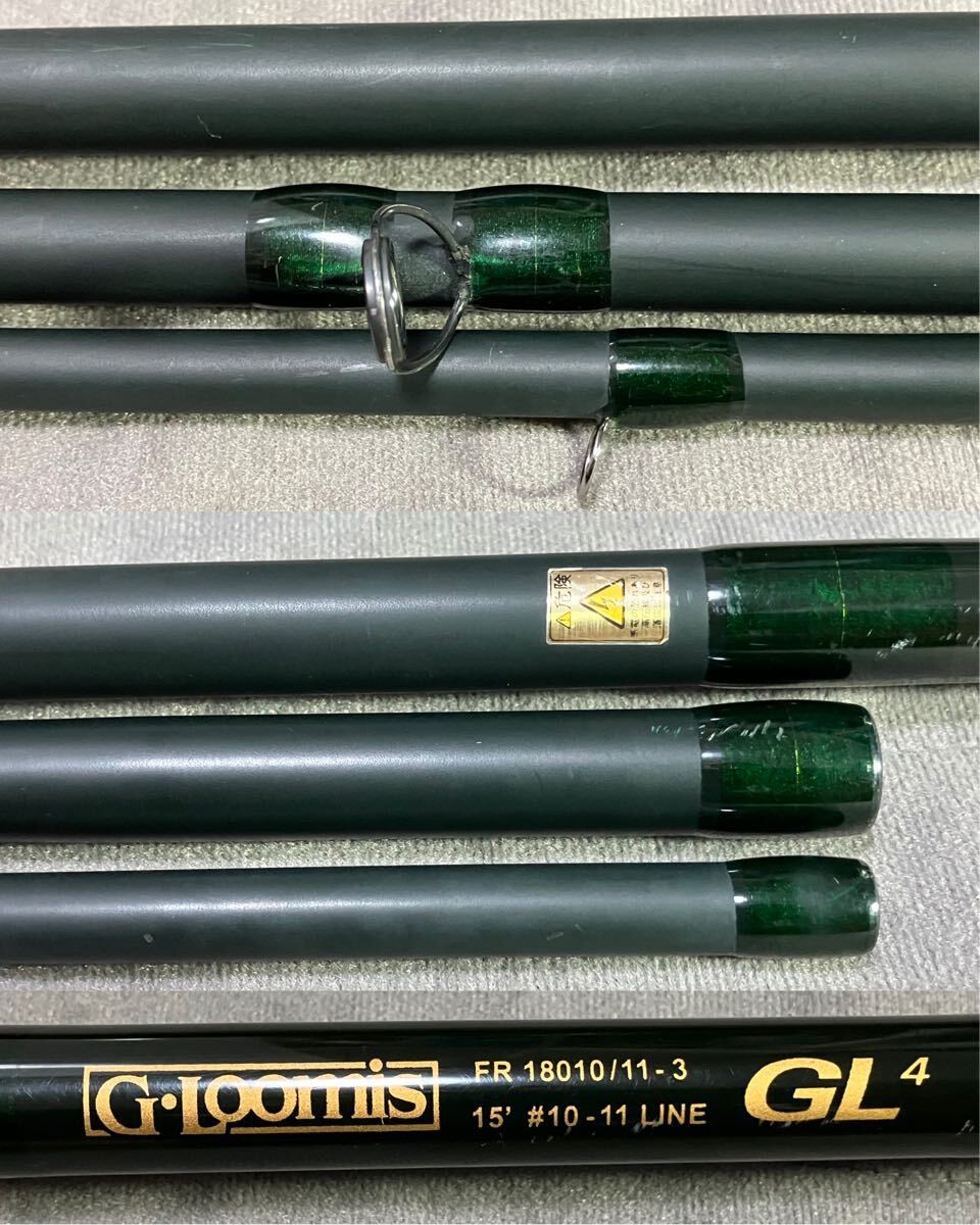 Rare G. Loomis GL4 FR 18010/11-3 15’0 #10-11 3-piece with Case, bag G. LOOMIS