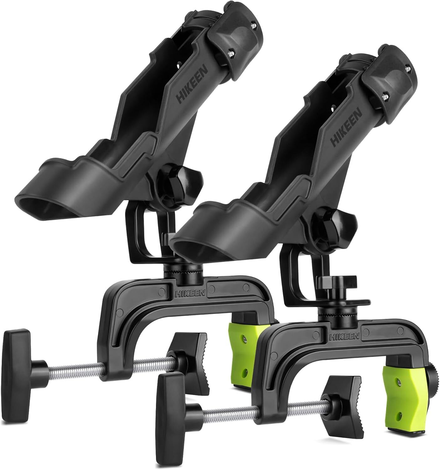 Fishing Rod Holders for Boat, Adjustable Fishing Rod Rack Fit Round/Square Tubes