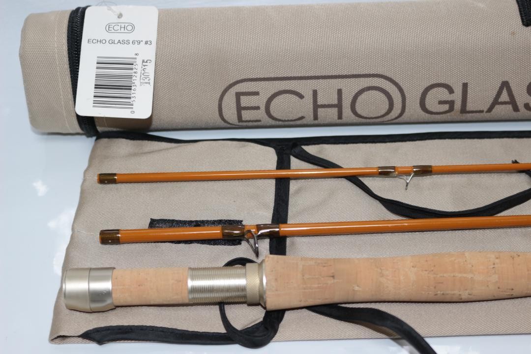 Echo Glass #3 6’9″ Fly Rod with Rod Bag & Case