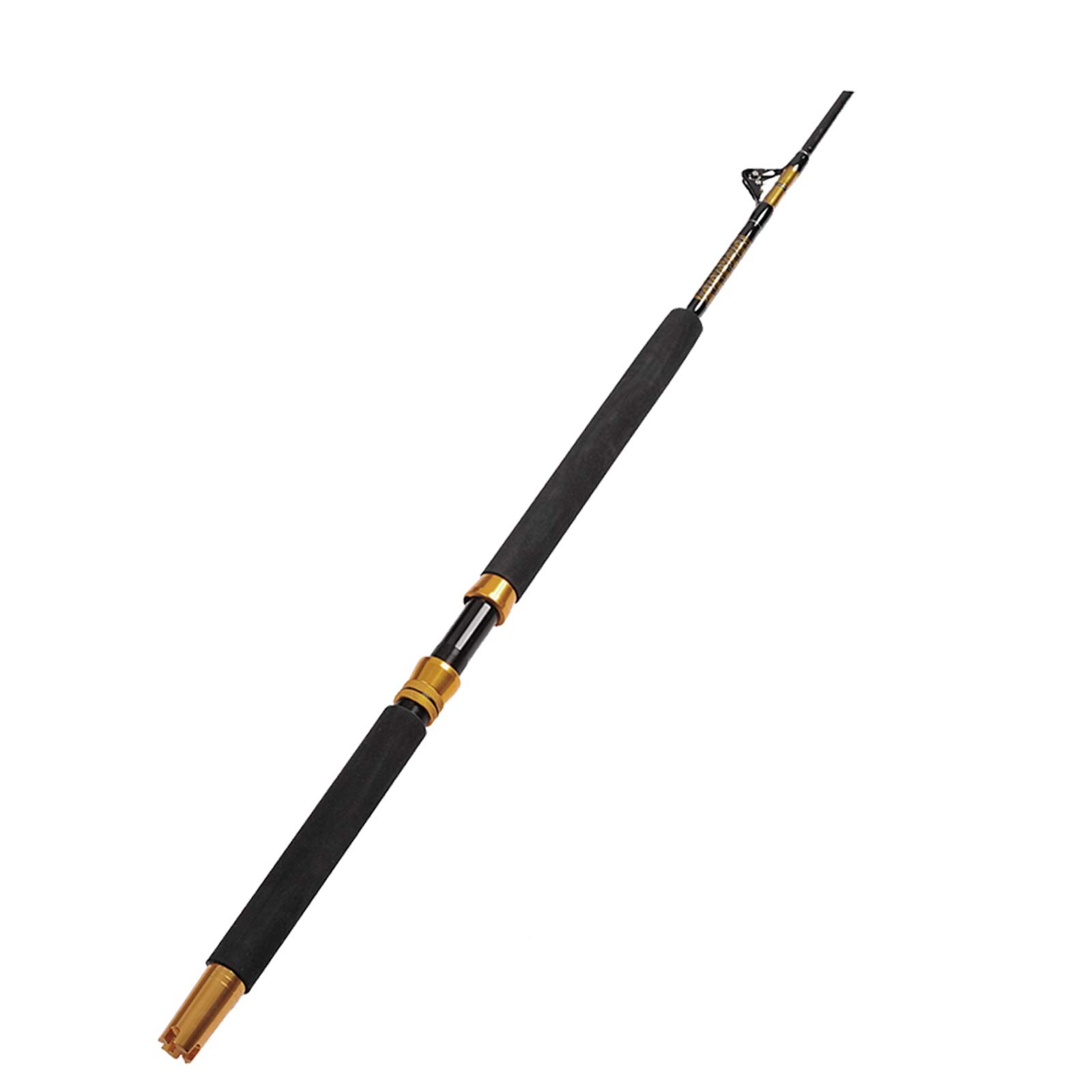 Fiblink 1-Piece/2-Piece Saltwater Offshore Heavy Trolling Rod Big Game Roller