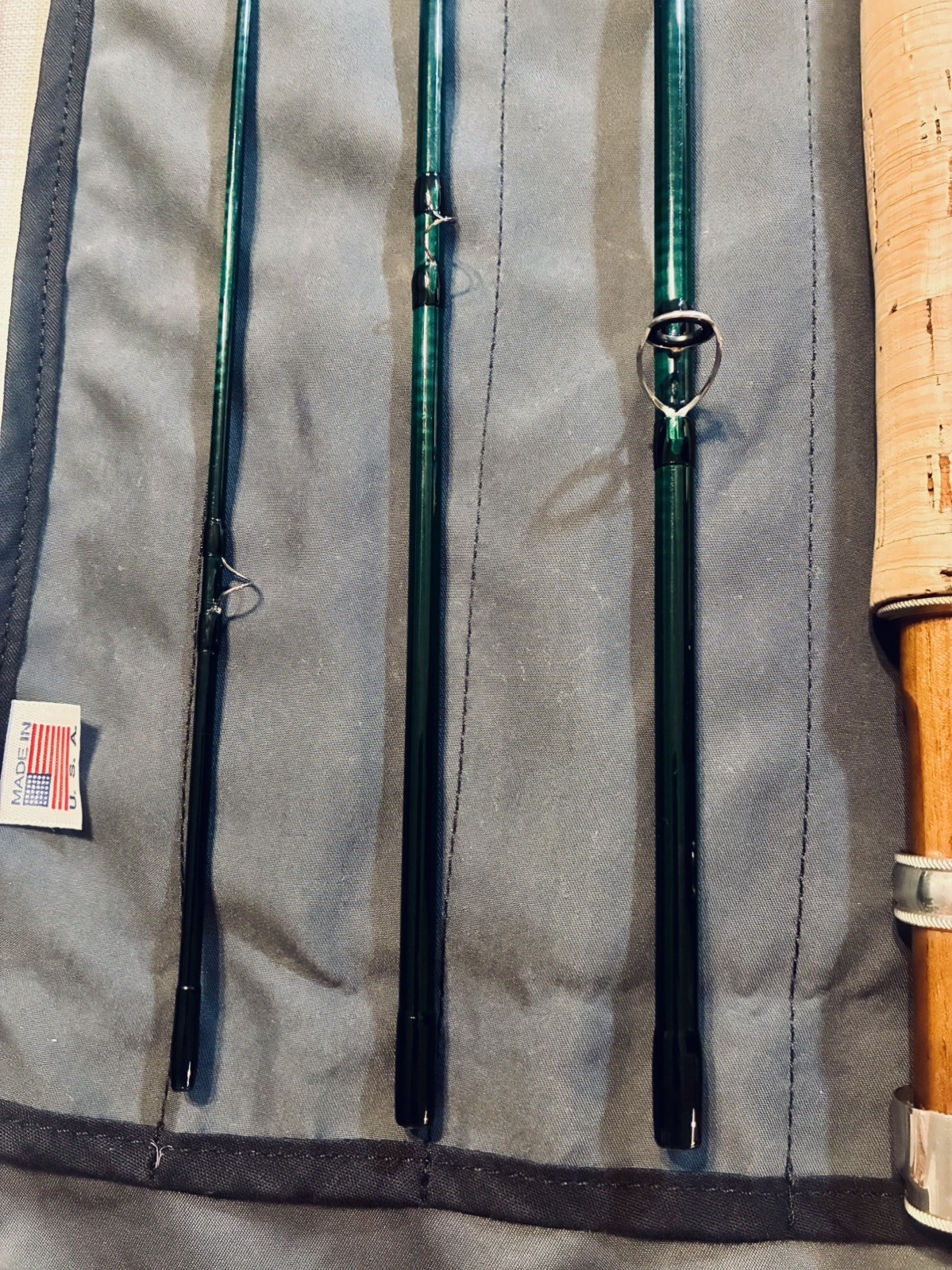 Winston Pure 8′ 4wt Fly Rod 4pc. CustomWinston cap and ring reel seat. Preowned