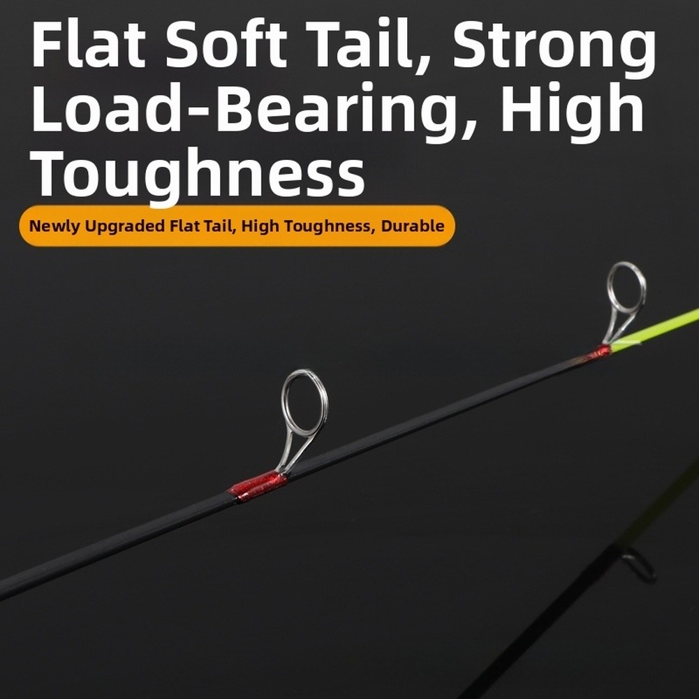 Ice Fishing Rod 50cm Fiberglass Construction Wood Handle for Cold Climates