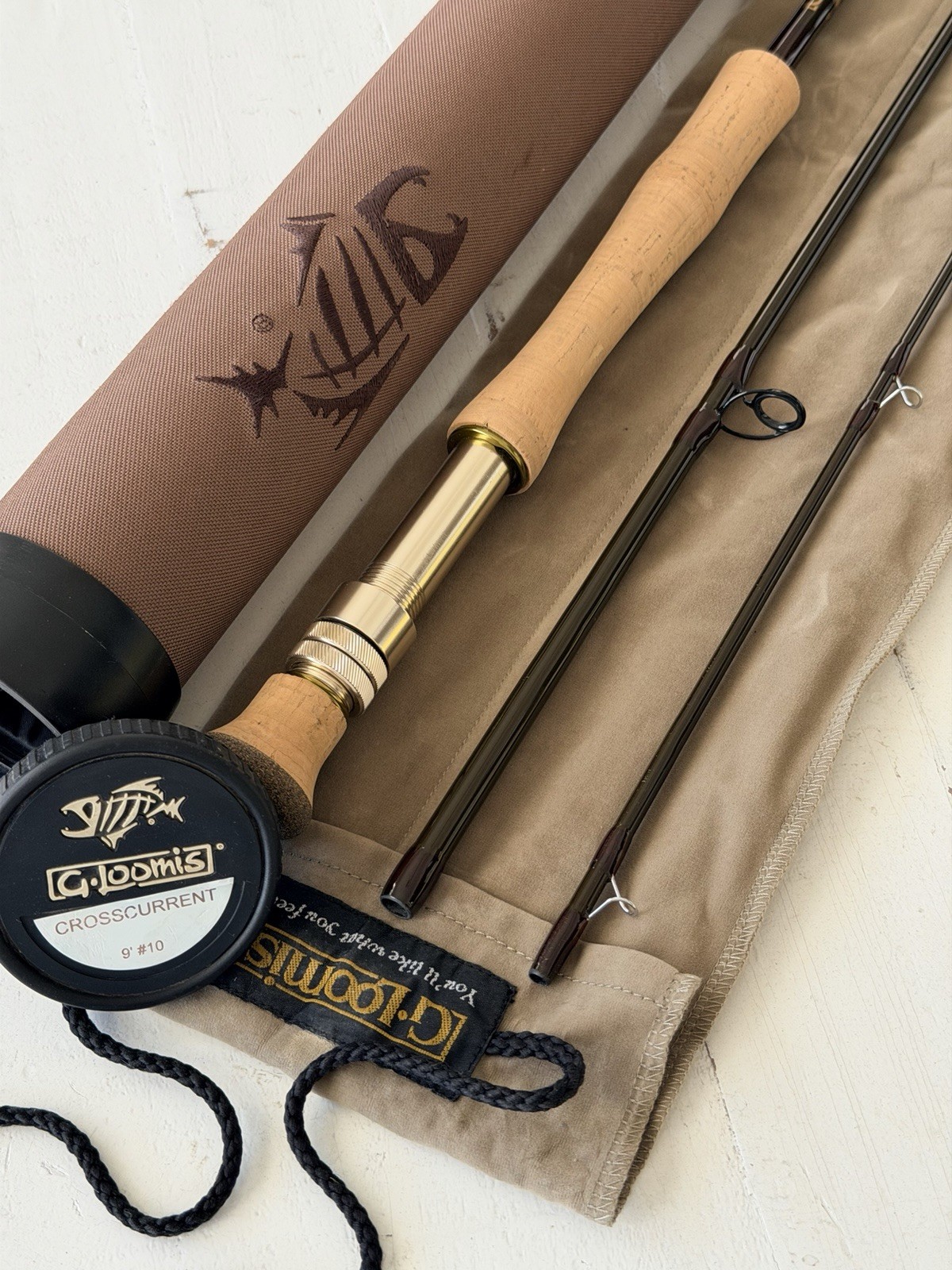 **BEAUTIFUL** 🔥 G LOOMIS CROSSCURRENT 10wt 9’ft fly rod!!! 🔥