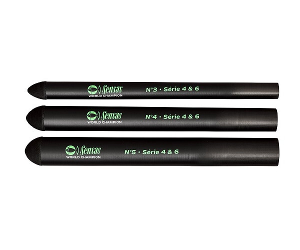 Sensas 3 Pack Mini-Butts Margin Fishing Pole Protectors Fits Series 4-5-6 Poles