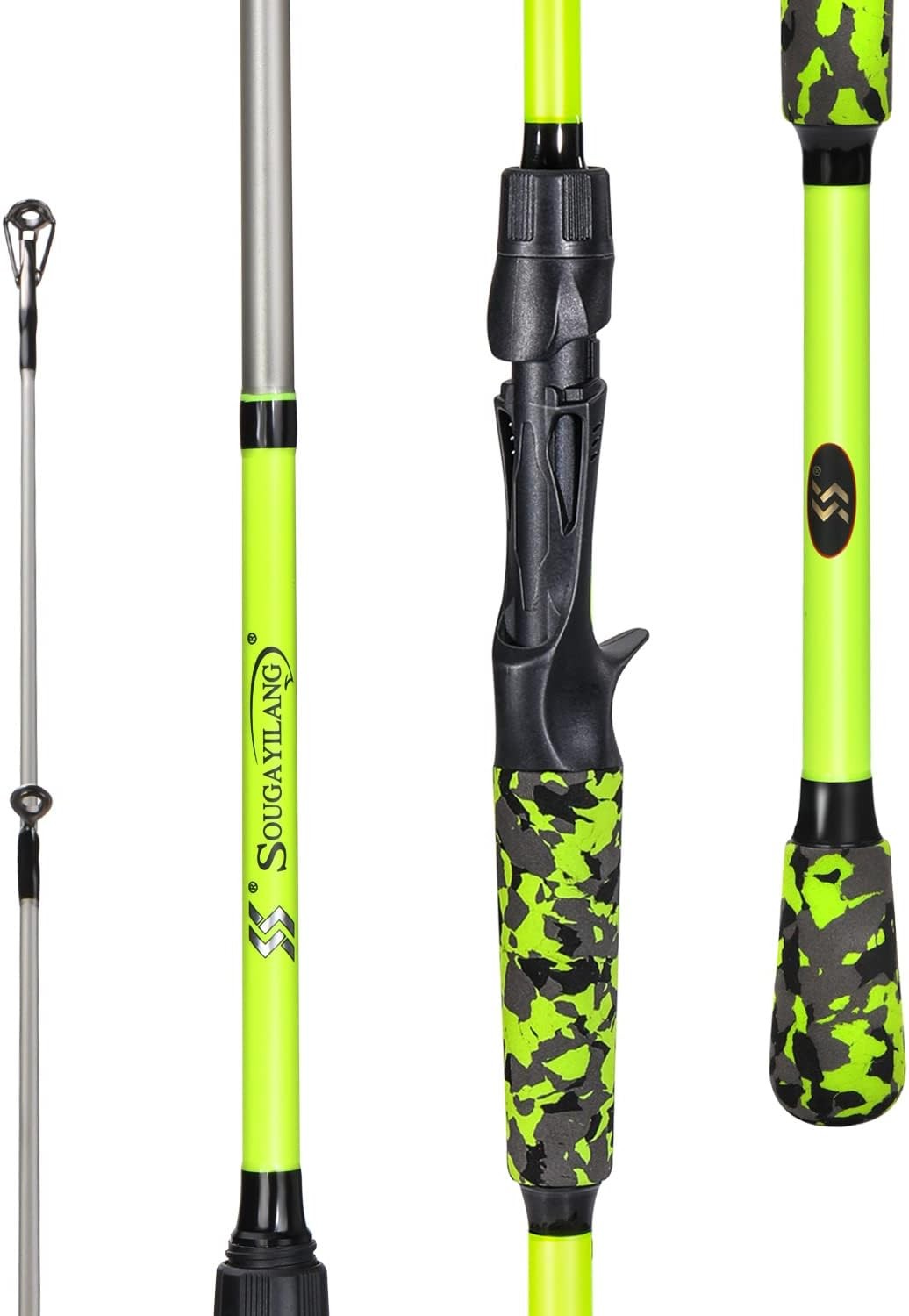 IM7 Graphite Fishing Rod – 2-Piece Casting & Spinning Medium/Medium Heavy Power