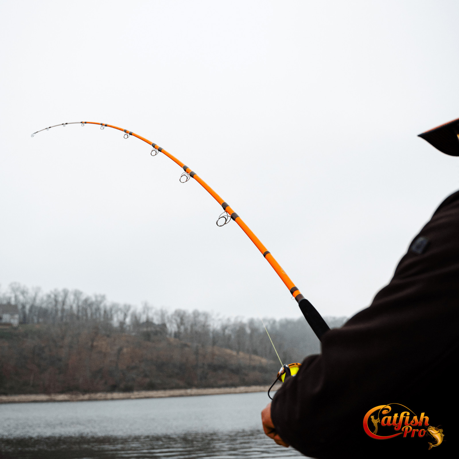 Catfish Pro Tournament Series 7’6″ Spinning Rod Glow Tip