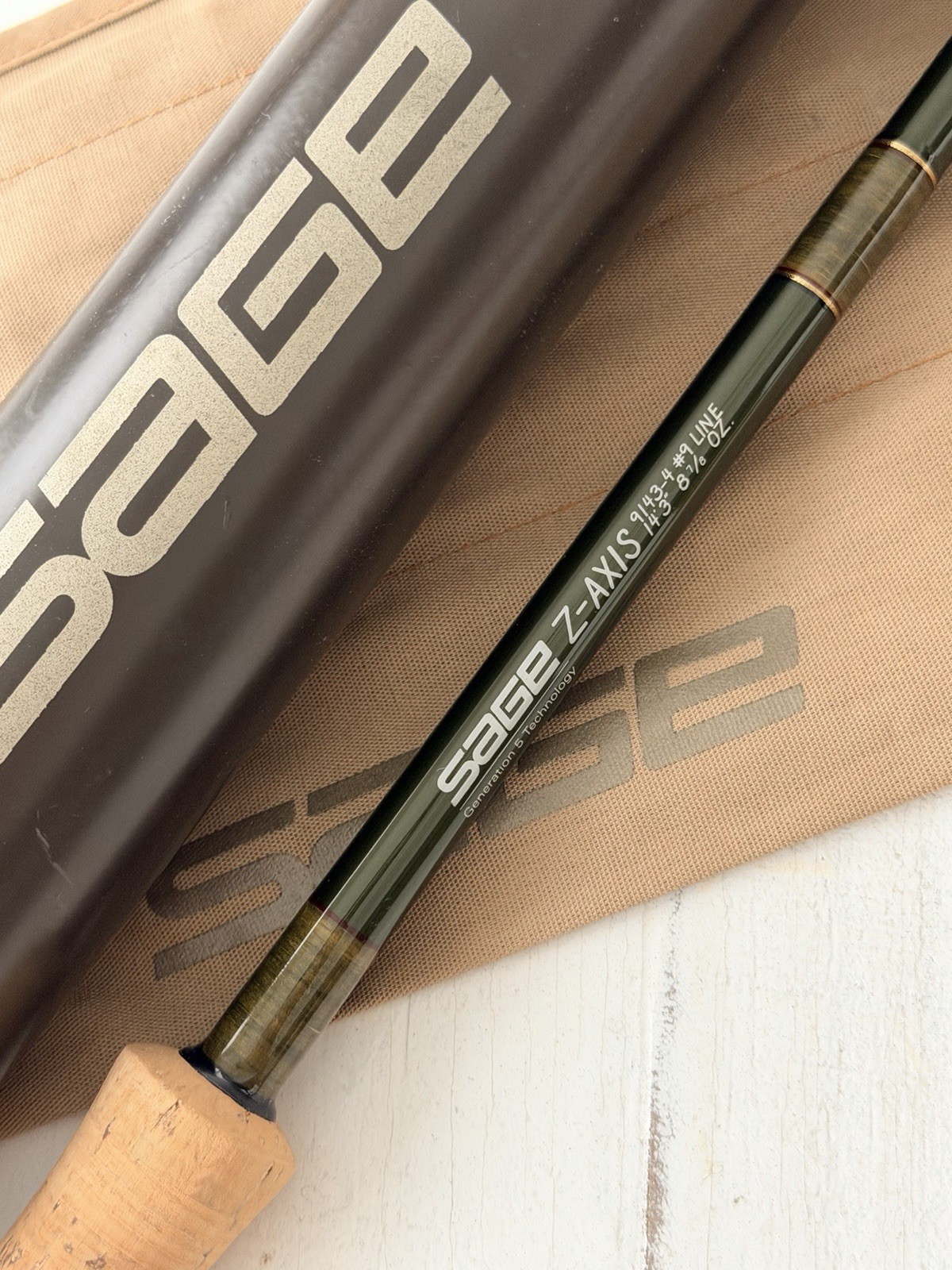 **BEAUTIFUL** 🔥 SAGE Z-Axis SPEY 9wt 14’3”in~4pc FlyRod!! ~LEGENDARY~ 🔥