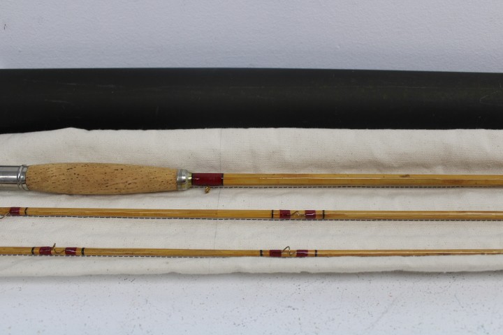 Kingfisher Fly Fishing Fly Rod 4 Piece Vintage 9’0″ Brown