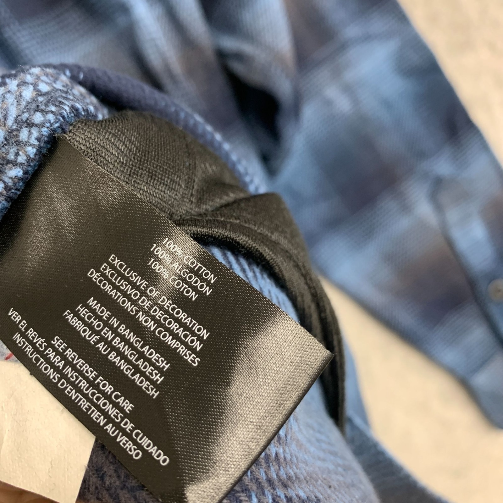 Orvis Men’s Size S Blue Plaid Long Sleeve Button-Up Beefy Flannel Shirt n1312