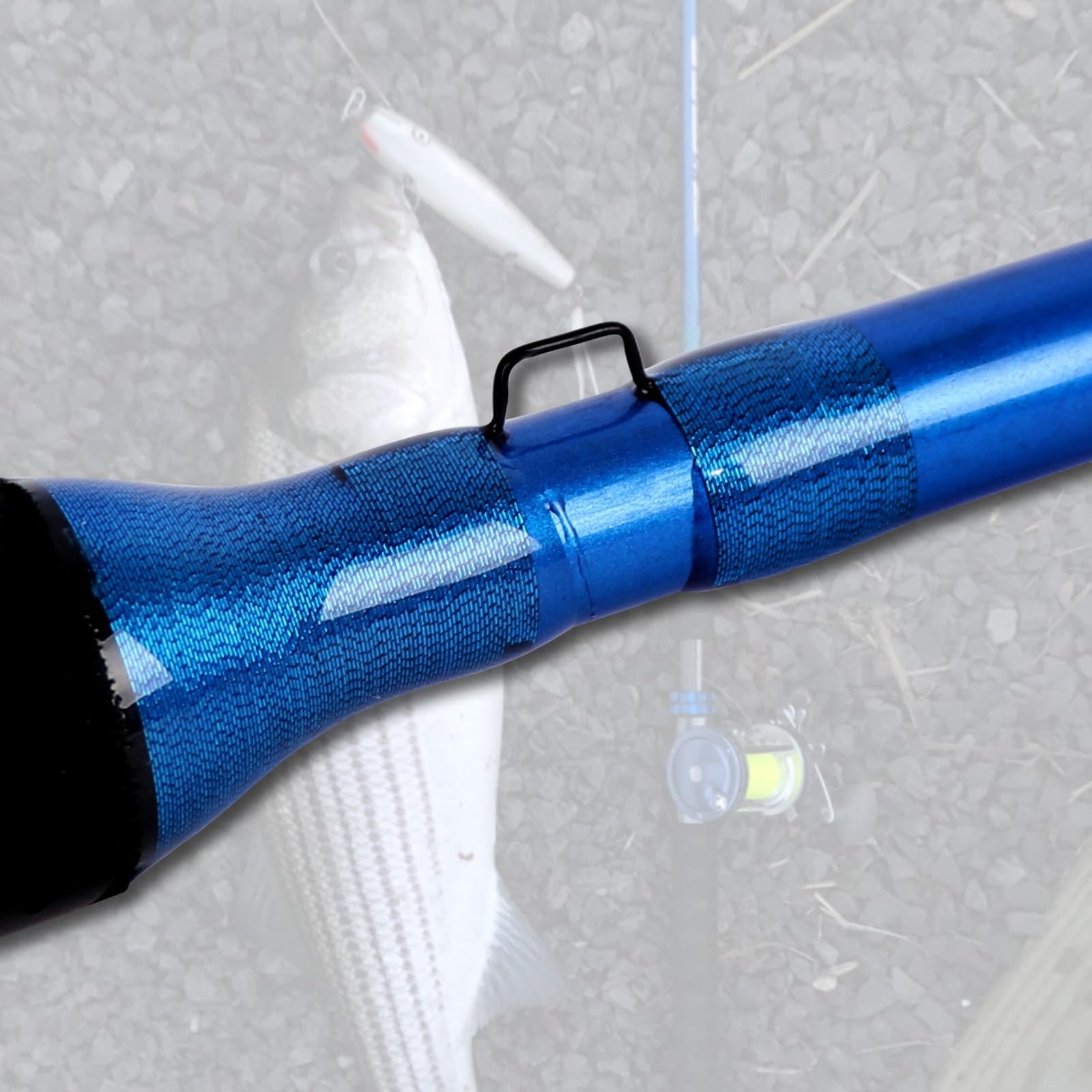 Fiblink Catfish Fishing Rod 1 Piece/2 Piece Catfishing Fishing Pole Portable Tra