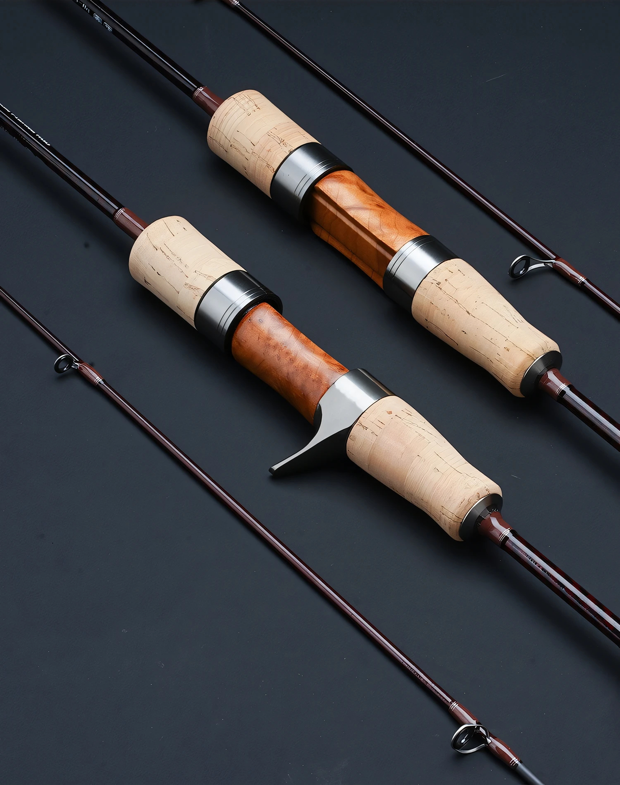 Lure Fishing Rod Carbon Fiber Spinning Casting Rod 5.1ft 5.5ft 6ft Ultra-Light