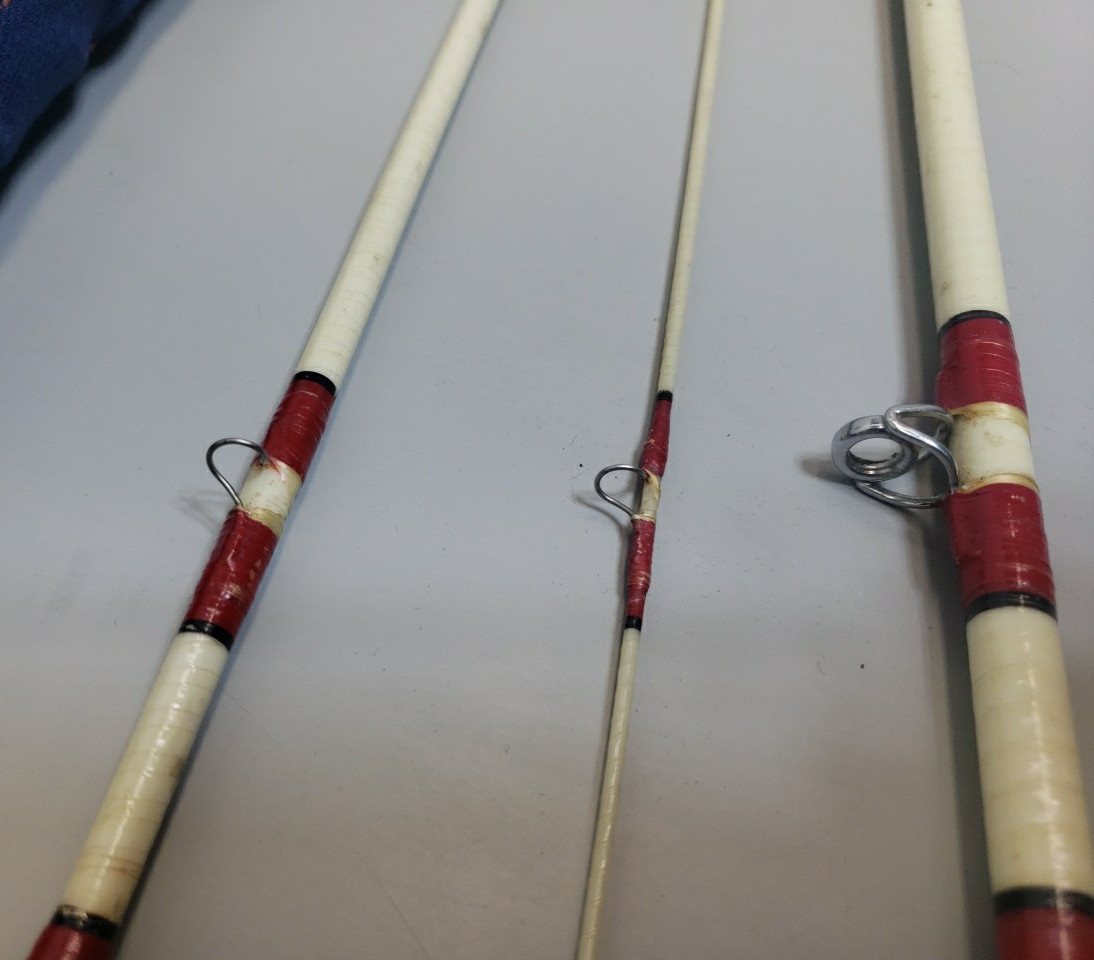 Vintage Shakespeare Wonderod Fly Fishing Rod Howald #1380T-FJC 8’6″ w/ case