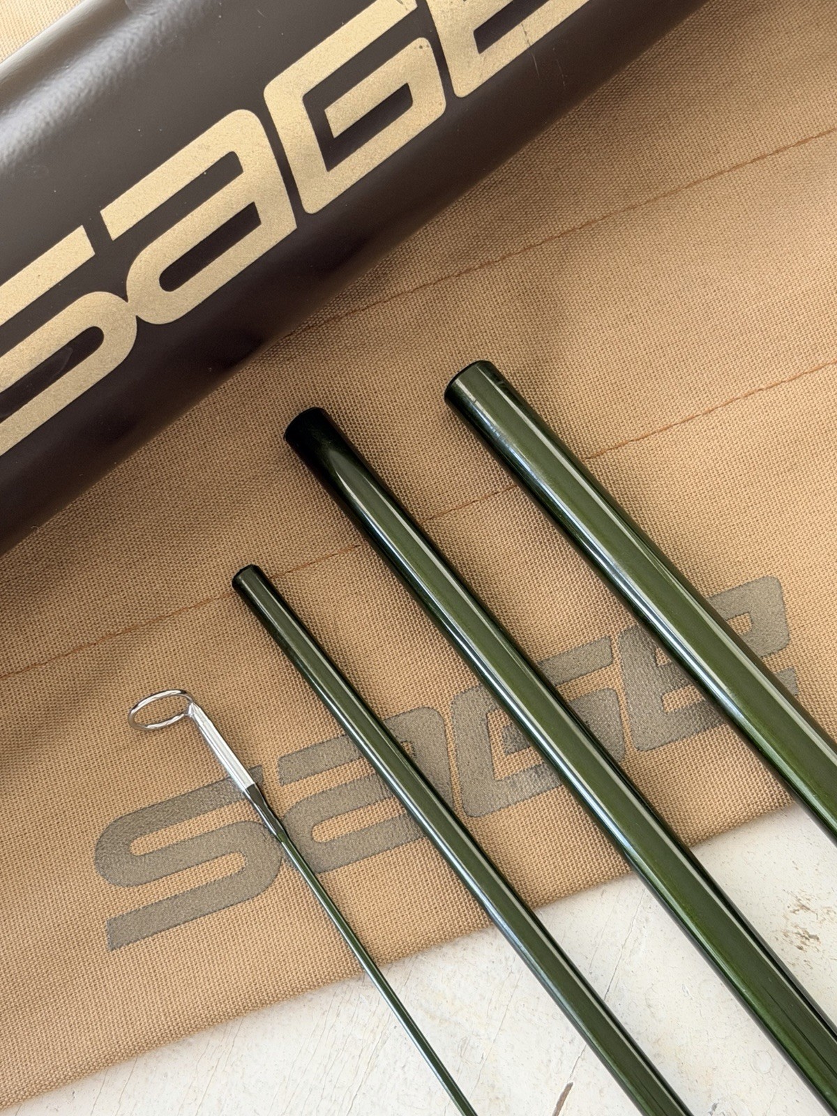 **BEAUTIFUL** 🔥 SAGE Z-AXIS Switch/Spey 8wt. 12’9”~4pc FlyRod!! ~LEGENDARY~ 🔥