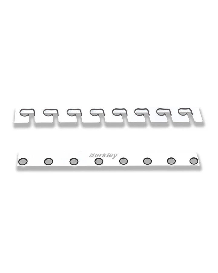 Berkley Wall and Ceiling Mount Rod Rack Holder White 8 Rods 1540219