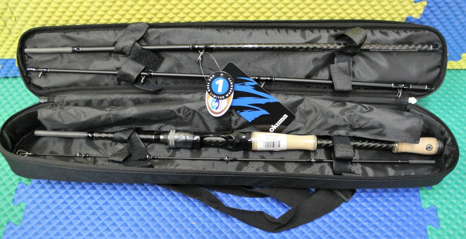 Okuma Voyager Signature Freshwater Rod 7′ 5″ Heavy 4-Pc W/Soft Case VSS-C-754H