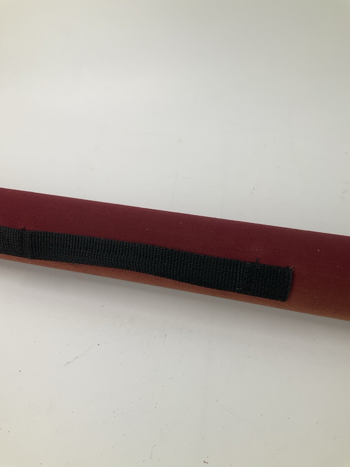 Vintage White River Fly Rod Carrying Case Tube Rod Holder Red 48″ Zipper