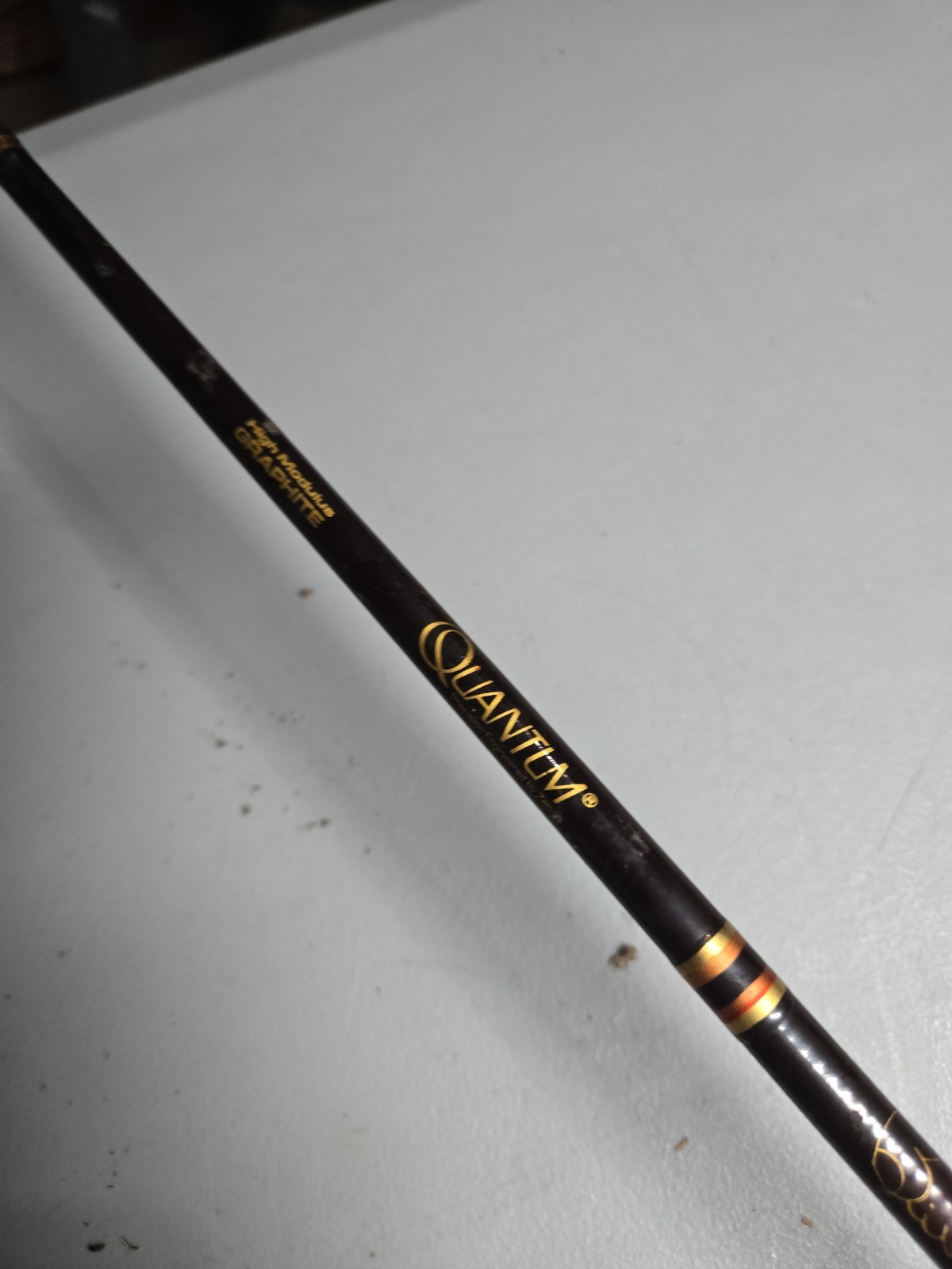Vtg Quantum Bill Dance Pro Contour Fishing Rod 6′ 6″ Medium Action QPC66M