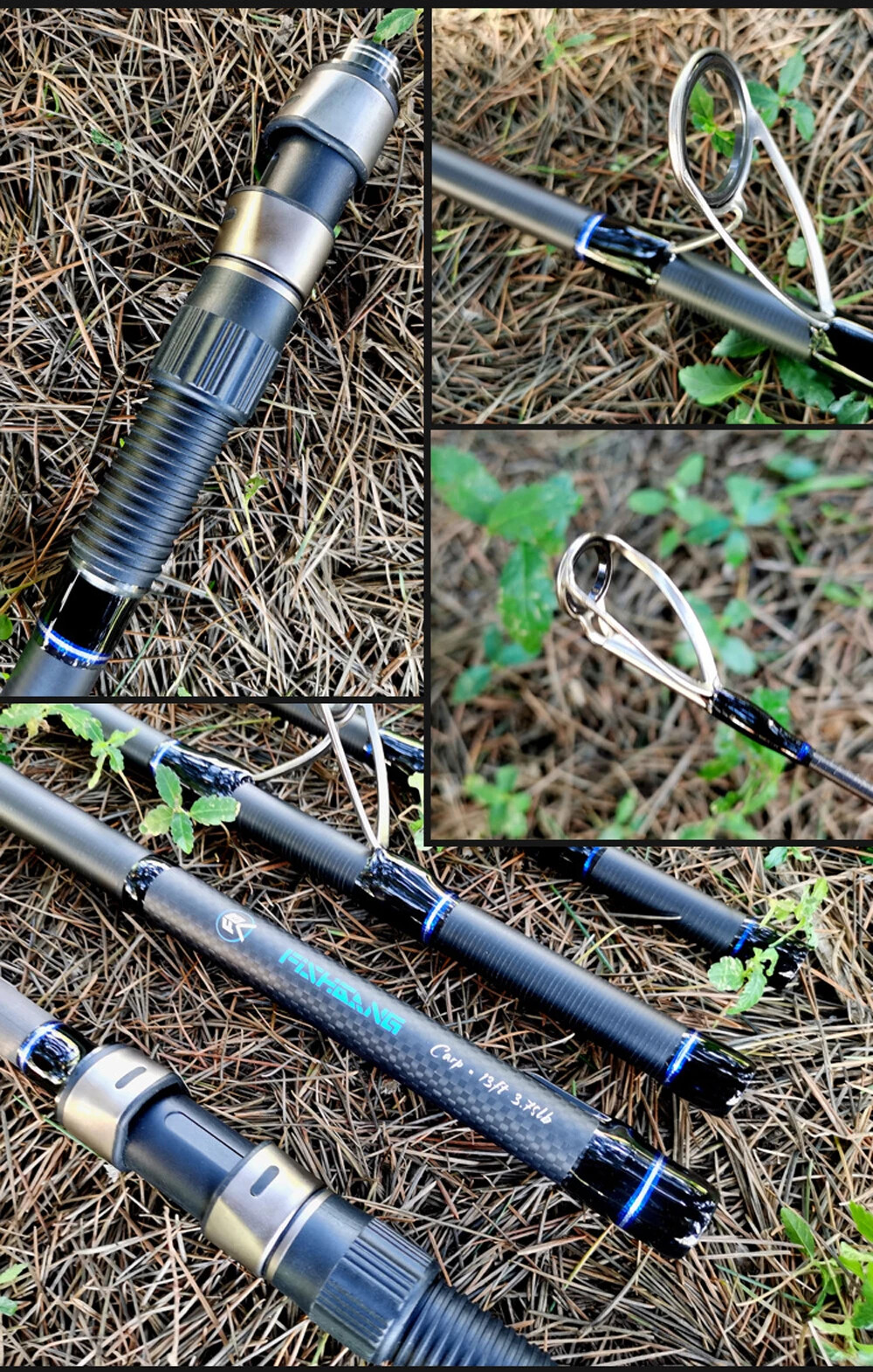 High Carbon Carp Fishing Rod 3.6m 3.9m 4.2m 4/5/6 Section Rods Boat Spinning Rod