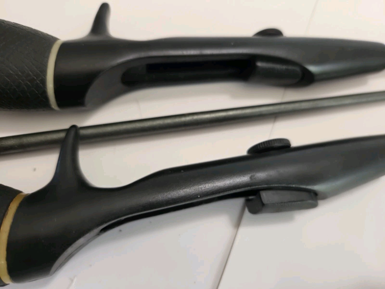 Lot of 2 Zebco Adventure Pistol Grip Spincast Rods G2 Green 2pc 5.5′