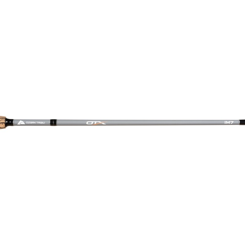1 Piece IM7 Graphite Spinning Rod Medium Action Cork Handle Freshwater Saltwater