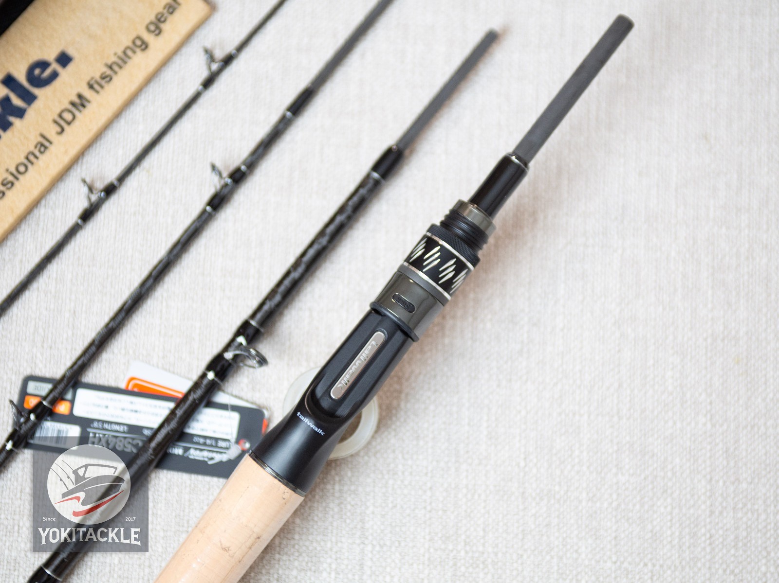 Tailwalk Namazon Mobilly C584XH Baitcasting Rod for Bass 4 Piece Rod