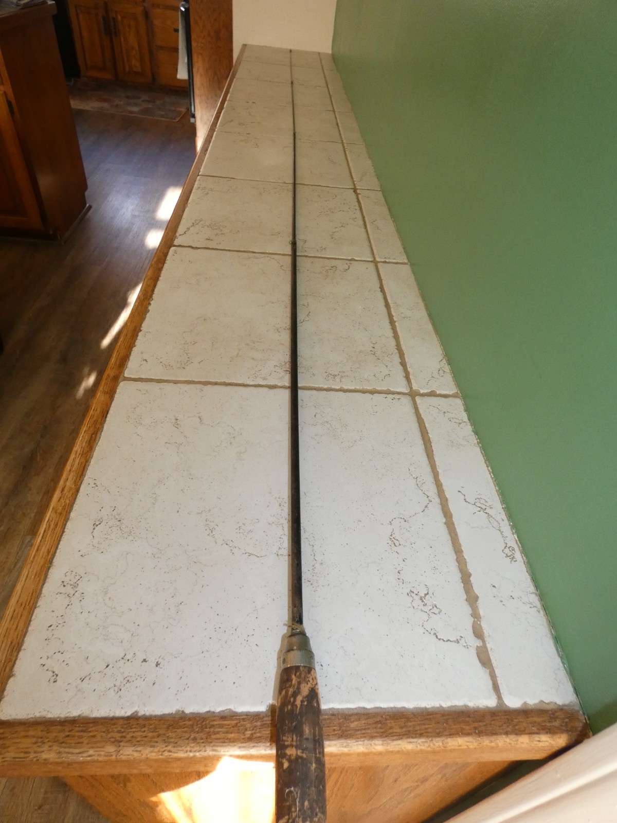 Vintage Homaco Bristol Metal 4 Section Telescopic Fly Fishing Rod 8 1/2 Ft