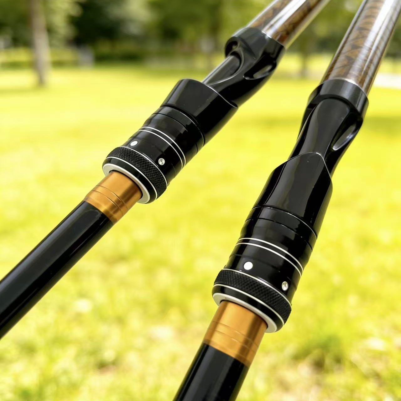1.5M-2.7M Spinning Fishing Rod Carbon Fiber Telescopic Pole Fresh Saltwater Rod