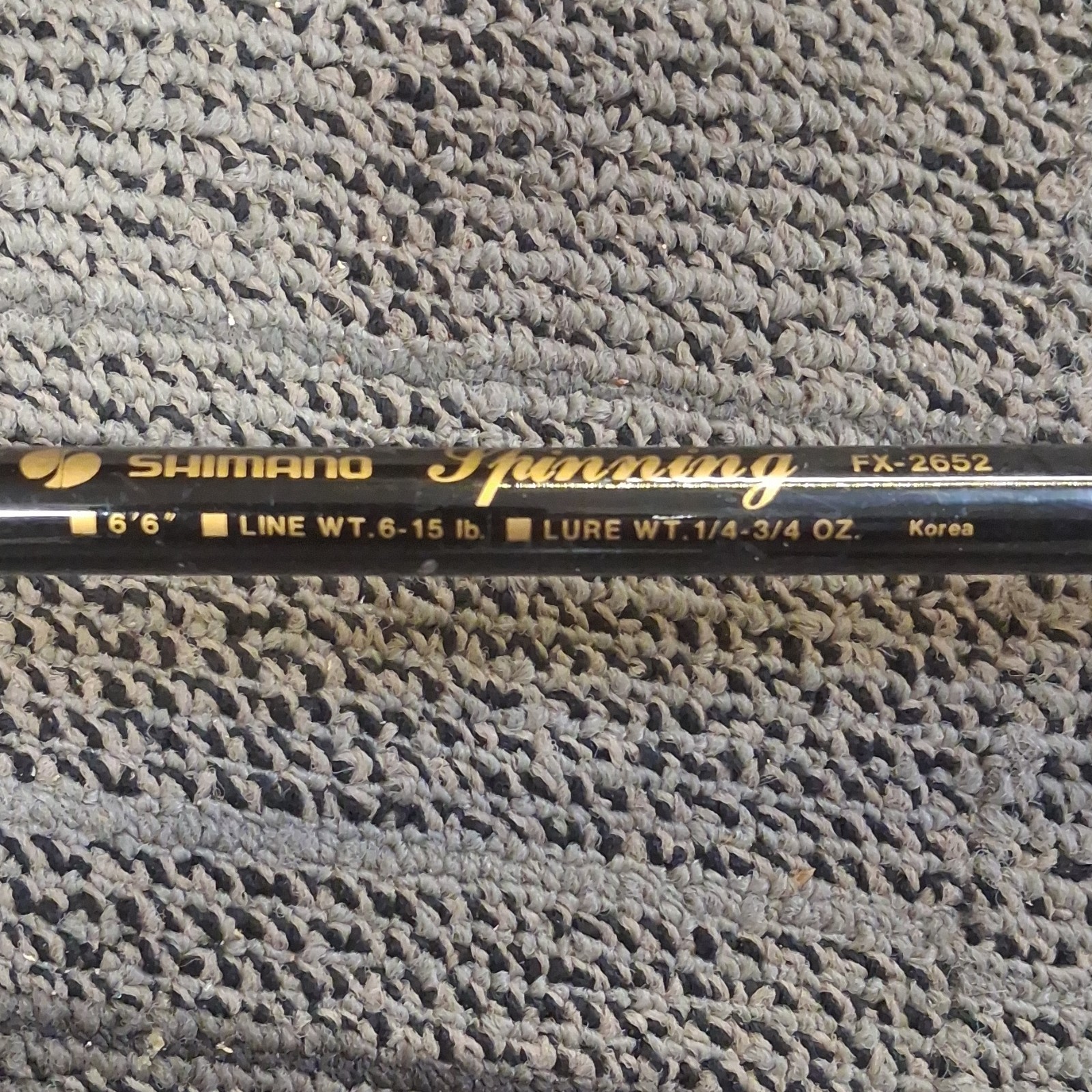 Shimano FX-2652 Spinning Rod 6’6″ 2-Piece 6-15 lb Line 1/4-3/4 oz EVA Handle