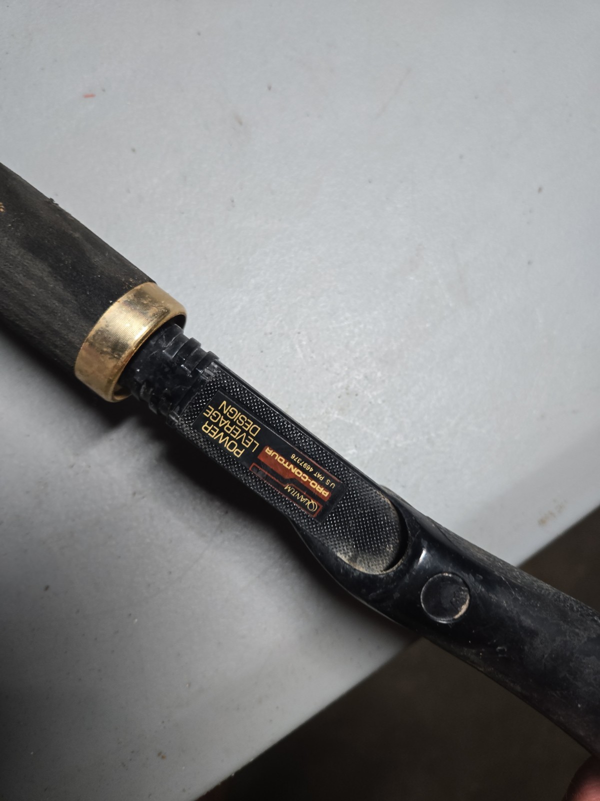 Vtg Quantum Bill Dance Pro Contour Fishing Rod 6′ 6″ Medium Action QPC66M