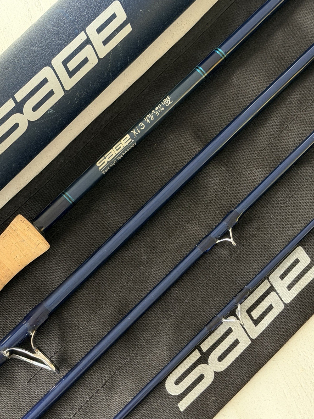 **BEAUTIFUL** 🔥 SAGE SALT Xi 3. 11wt. 9’ft~4pc Flyrod!!🔥~LEGENDARY~🔥